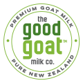 The Good Goat Milk Company, Pure New Zealand premium goat milk logo
